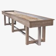 American Heritage Abbey Antique Grey Shuffleboard Table - Image 4