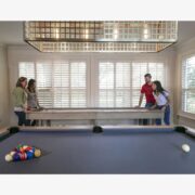American Heritage Abbey Antique Grey Shuffleboard Table - Image 3