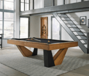 American Heritage Annex Brushed Walnut Pool Table - Image 2
