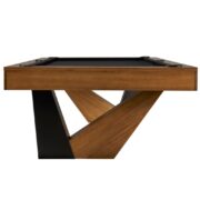 American Heritage Annex Brushed Walnut Pool Table