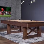 American Heritage Farmhouse Cappucino Pool Table - Image 2