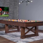 American Heritage Farmhouse Cappucino Pool Table