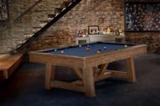 Botanic Rustic Dark Brown Pool Table