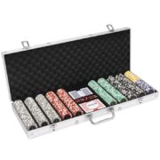 Brybelly Pre-Packaged Aluminum Eclipse 14g Poker Chip Set - 500ct - Image 4
