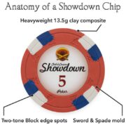 Brybelly Showdown Poker Chip Aluminum Case Set - 500ct - Image 4