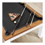 Imperial Penelope II Pool Table with Dining Top in Acacia & White - Image 2