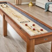 Imperial Penelope Shuffleboard Table in Acacia