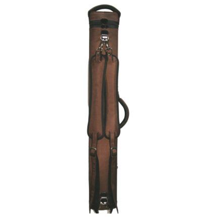 J&J America 3B/4S Brown Nylon Double Strap Case