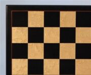 World Wise Imports Black & Birdseye Maple Veneer Chessboard - Image 3