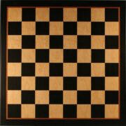 World Wise Imports Black & Birdseye Maple Veneer Chessboard